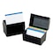 Oxford Oxford Plastic Index Card Box, 3 x 5, Black, PK6 01351 - alternate 1